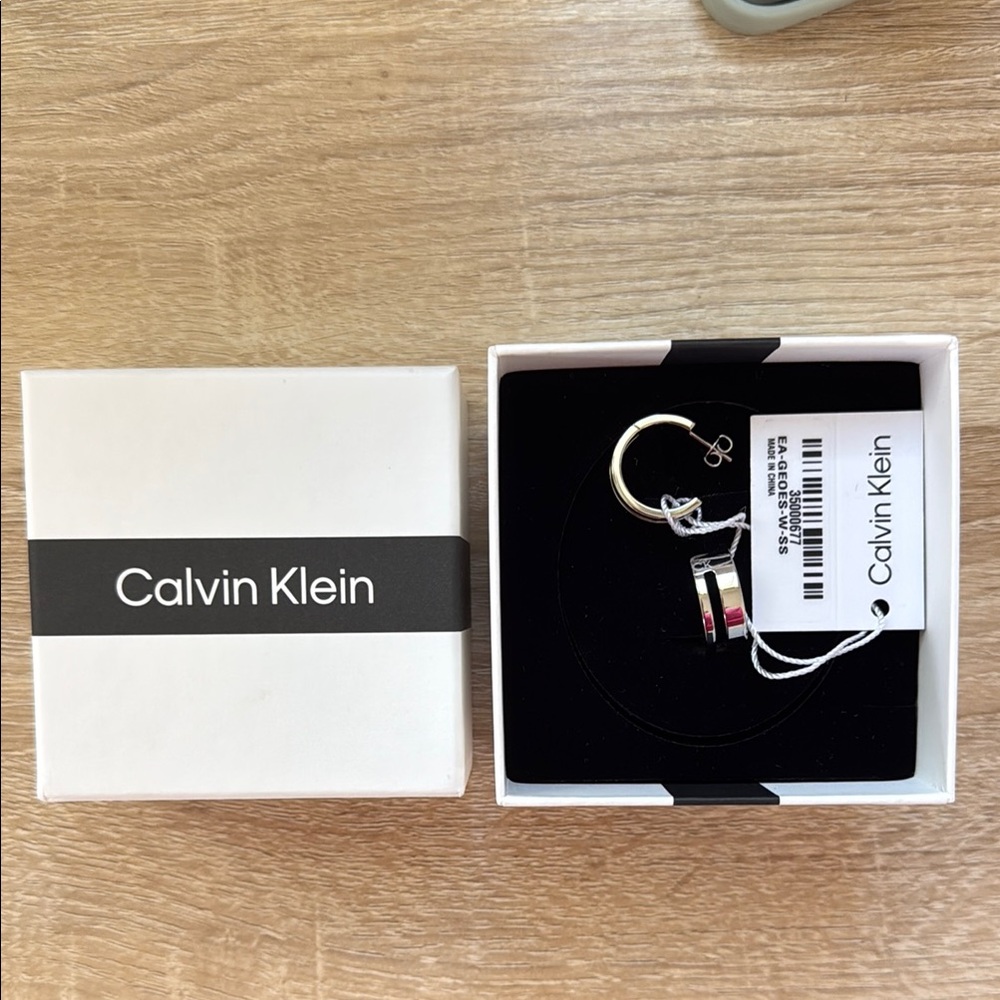 Calvin Klein Structural Hoop Earrings